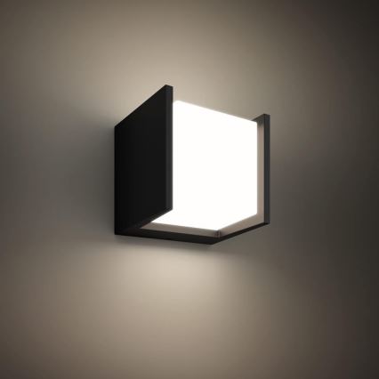 Philips 17445/30/P7 - LED Außen-Wandleuchte HUE WHITE FUZO LED/15W/230V IP44