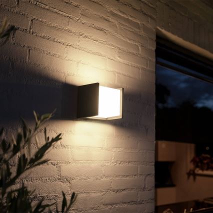 Philips 17445/30/P7 - LED Außen-Wandleuchte HUE WHITE FUZO LED/15W/230V IP44