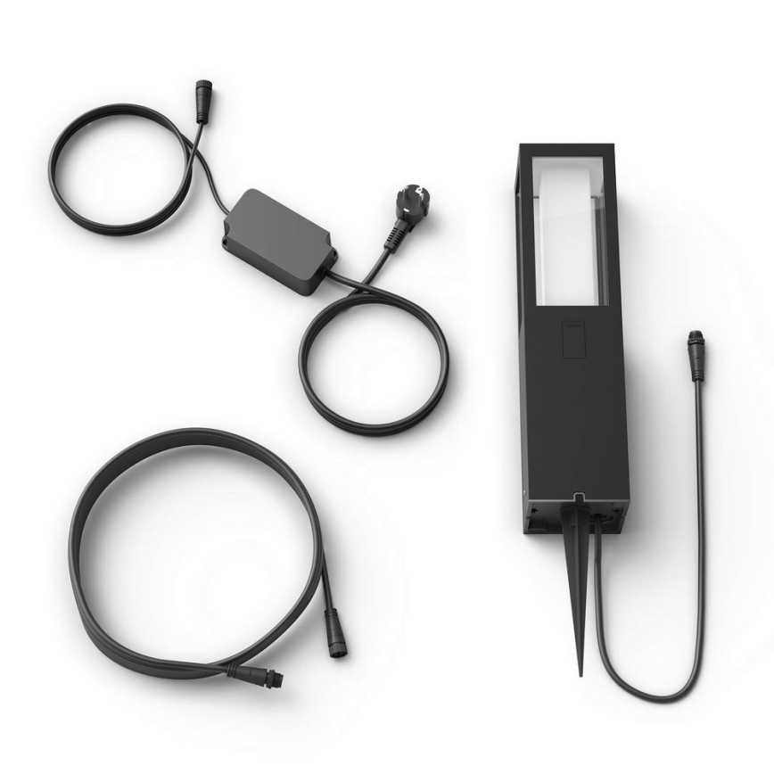 Philips 17454/30/P7 - LED RGB Außenlampe HUE IMPRESS 2xLED/8W/230V IP44 mit Adapter