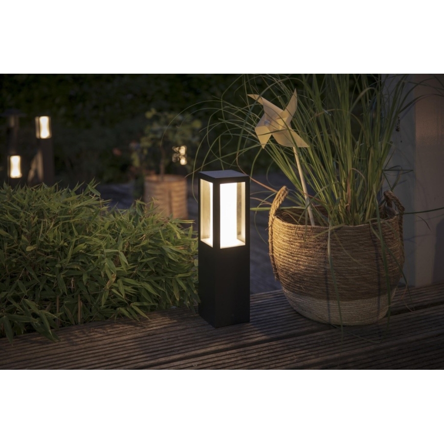Philips 17454/30/P7 - LED RGB Außenlampe HUE IMPRESS 2xLED/8W/230V IP44 mit Adapter