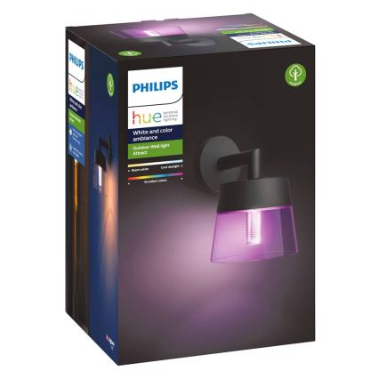 Philips - Dimmbare LED-RGBW-Außenwandleuchte Hue ATTRACT LED/8W/230V 2000-6500K IP44