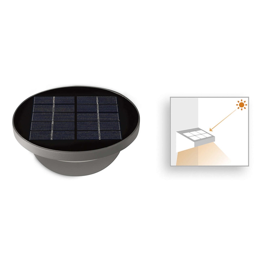Philips 17807/87/16 - Sonnenlicht MYGARDEN DUSK 1xLED/1W/3,7V