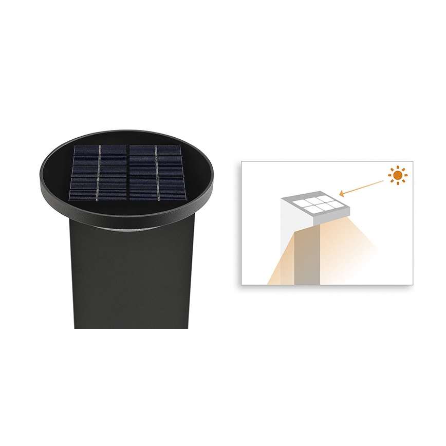 Außenleuchte mit integriertem schalter