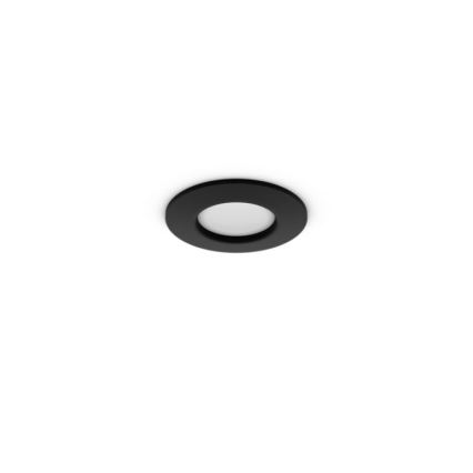 Philips - 2er-Set RGBW-LED-Downlights Hue SLIM, dimmbar, LED/8,3W/230V 2000-6500K, schwarz, IP44