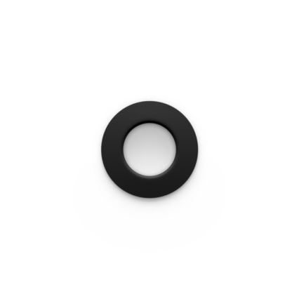 Philips - 2er-Set RGBW-LED-Downlights Hue SLIM, dimmbar, LED/8,3W/230V 2000-6500K, schwarz, IP44