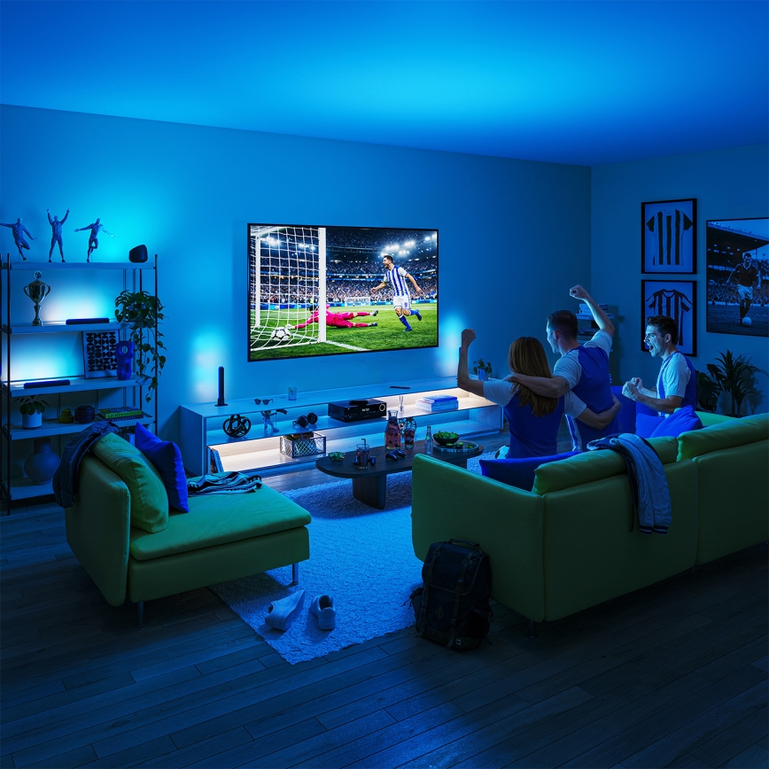 Philips - 2er-Set SMART GRADIENT RGBIC-LED-Leuchten, dimmbar, LED/8W/230V, 2700-6500K, Wi-Fi
