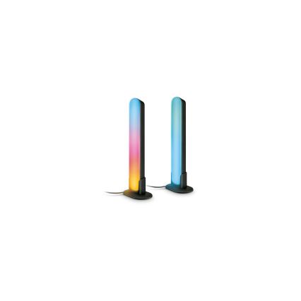 Philips - 2er-Set SMART GRADIENT RGBIC-LED-Leuchten, dimmbar, LED/8W/230V, 2700-6500K, Wi-Fi