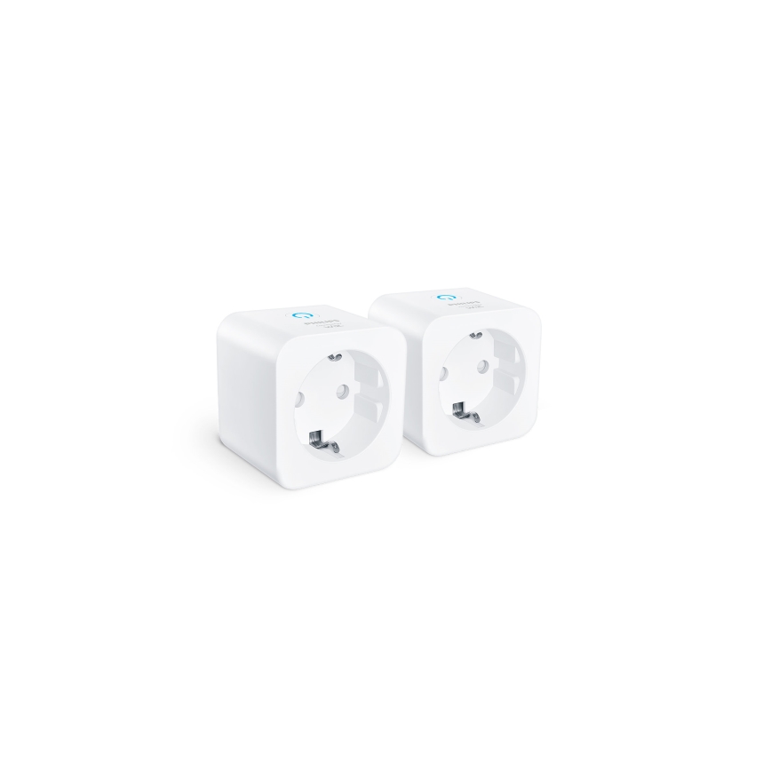 Philips - 2er-Set Smart-Steckdose SCHUKO 2300 W Wi-Fi