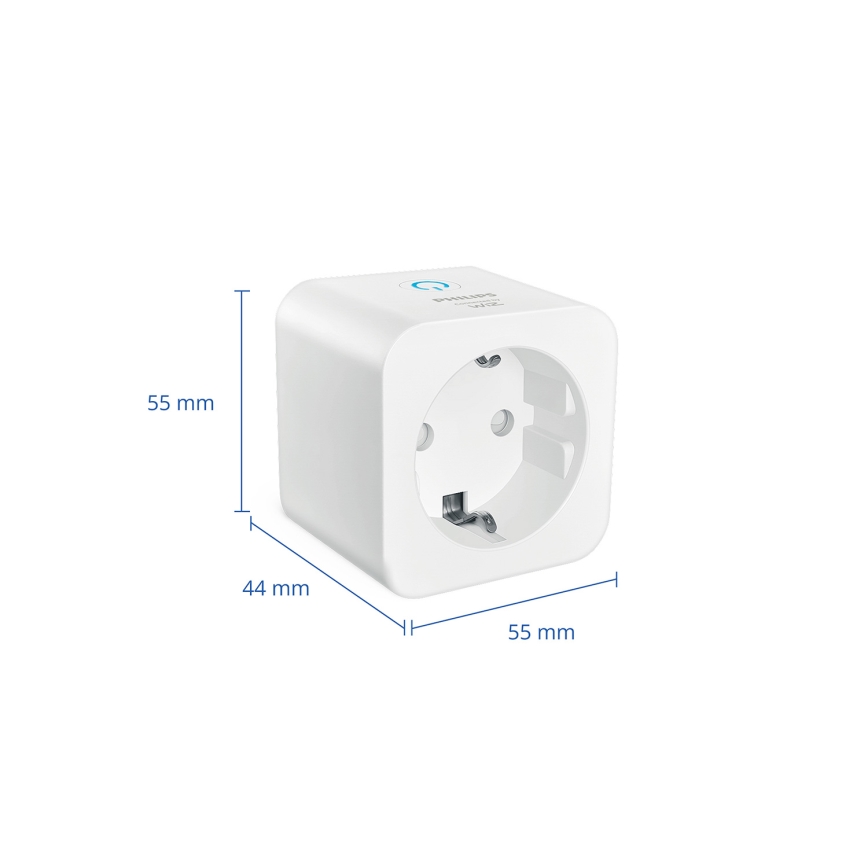Philips - 2er-Set Smart-Steckdose SCHUKO 2300 W Wi-Fi