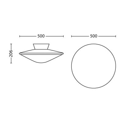 Philips - Dimmbare Deckenleuchte Hue PHOENIX 3xLED/5W/9W/17W