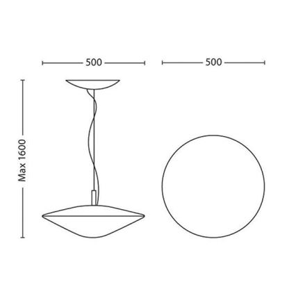 Philips - Dimmbare Pendelleuchte Hue PHOENIX 2xLED/9W/230V