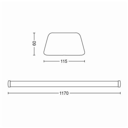 Philips - LED-Unterbauleuchte LED/50W/230V 4000K