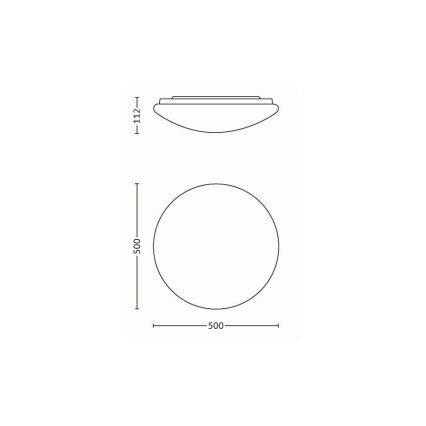 Philips - LED Deckenleuchte LED/36W/230V