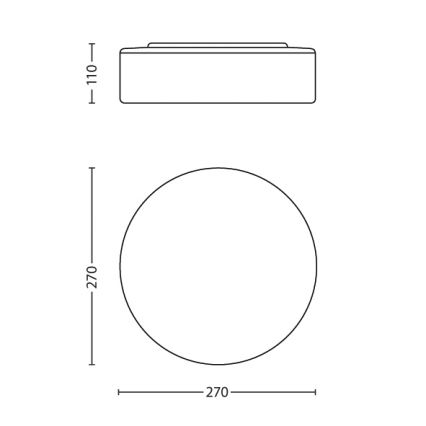 Philips 32081/31/16 - Badezimmerleuchte  MYBATHROOM POOL  1xE27/20W/230V