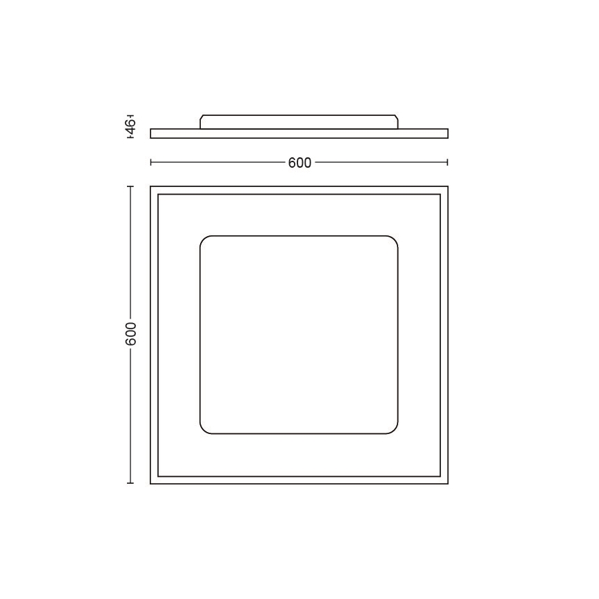 Philips 32162/31/P5 - LED dimmbarer Panel HUE AURELLE LED/55W/230V