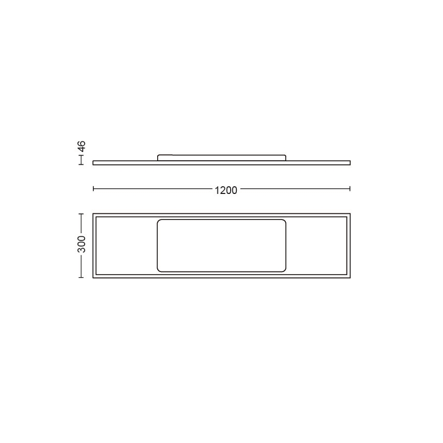 Philips 32163/31/P5 - LED dimmbarer Panel HUE AURELLE LED/55W/230V