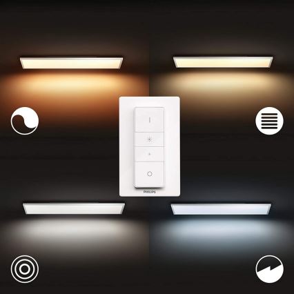 Philips - LED-Dimmpaneel Hue AURELLE LED/39W/230V + Fernbedienung