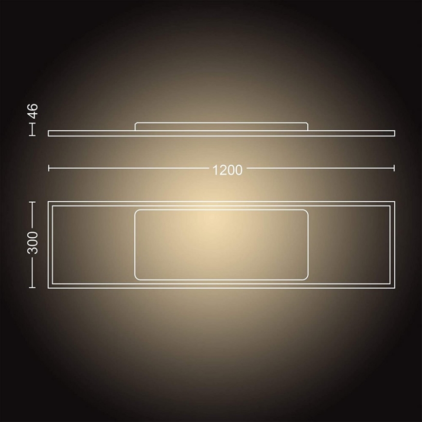 Philips - LED-Dimmpaneel Hue AURELLE LED/39W/230V + Fernbedienung