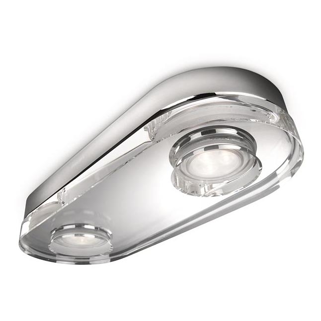 Philips 32208/11/16 - LED-BadDeckenleuchte INSTYLE MIRA 2xLED/7,5W/230V