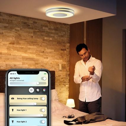 Philips - LED dimmbares Leuchtmittel Hue BEING LED/27W/230V + Fernbedienung