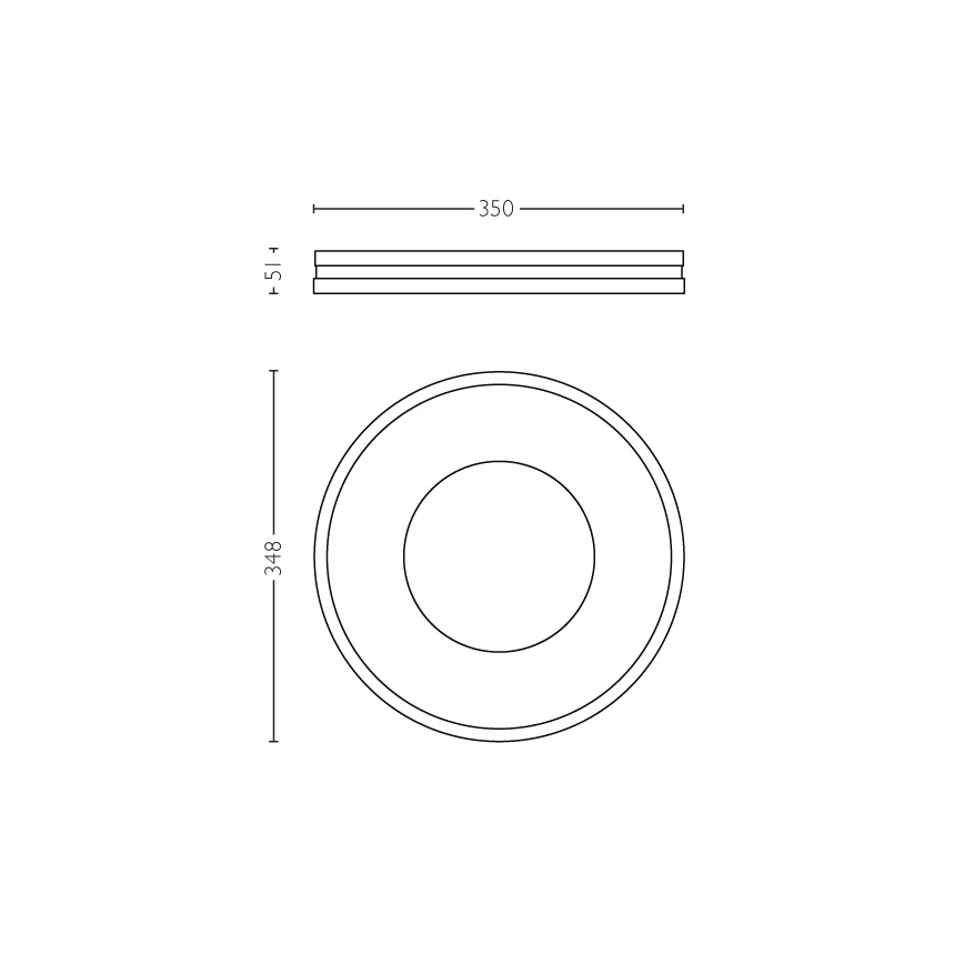 Philips 32610/48/P7 - LED Deckenleuchte BEING HUE LED/32W/230V