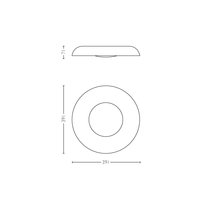 Philips 32613/30/P7 - LED Deckenleuchte STILL HUE LED/32W/230V