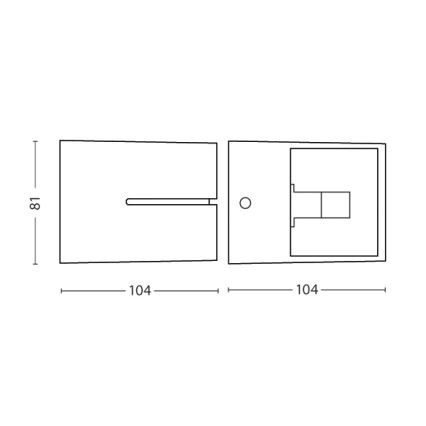 Philips 33290/31/16 - LED-Wandbeleuchtung INNOA LED/5W/230V