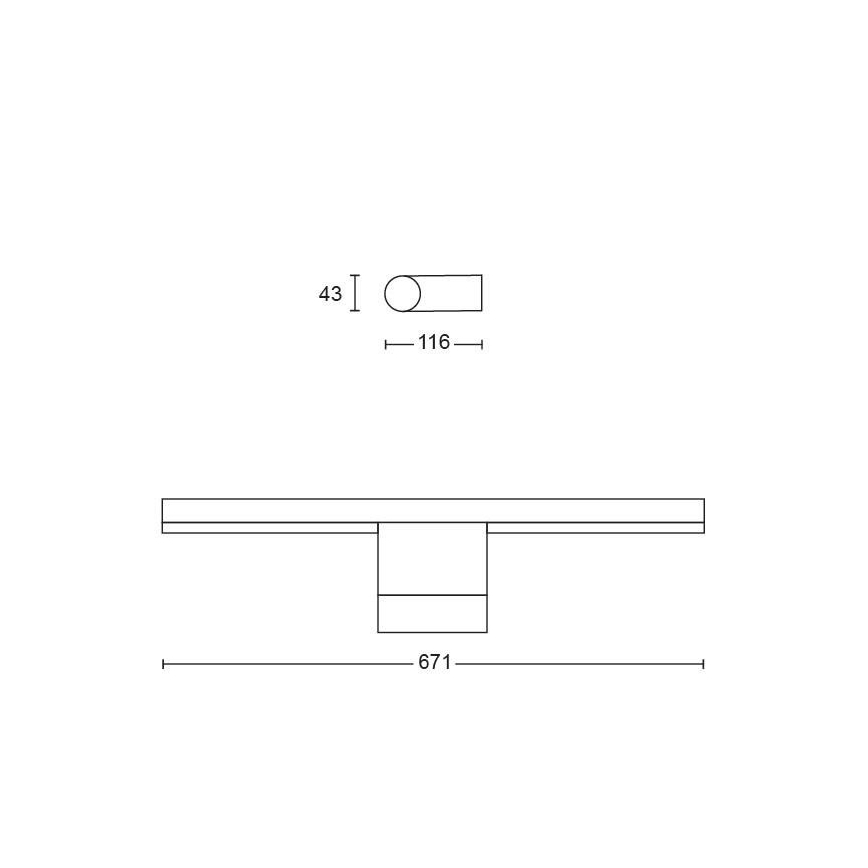 Philips - LED-Badezimmer-Spiegelleuchte Hue ADORE LED/20W/230V IP44