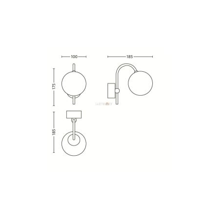 Philips 34086/11/16 - Badezimmerleuchte MYBATHROOM SILVERY 1xG9/42W/230V