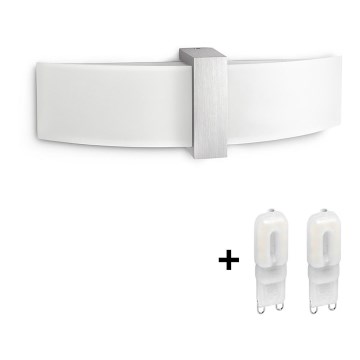 Philips 34118/48/16 - LED Wandleuchte MYLIVING HEART 2xG9/5W+2xG9/28W/230V