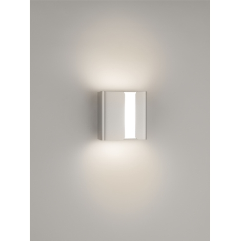 Licht-Erlebnisse Wandleuchte GINO, LED wechselbar, Warmweiß, Moderne  Wandlampe Weiß Zylinder Innenleuchte Flur Lampe