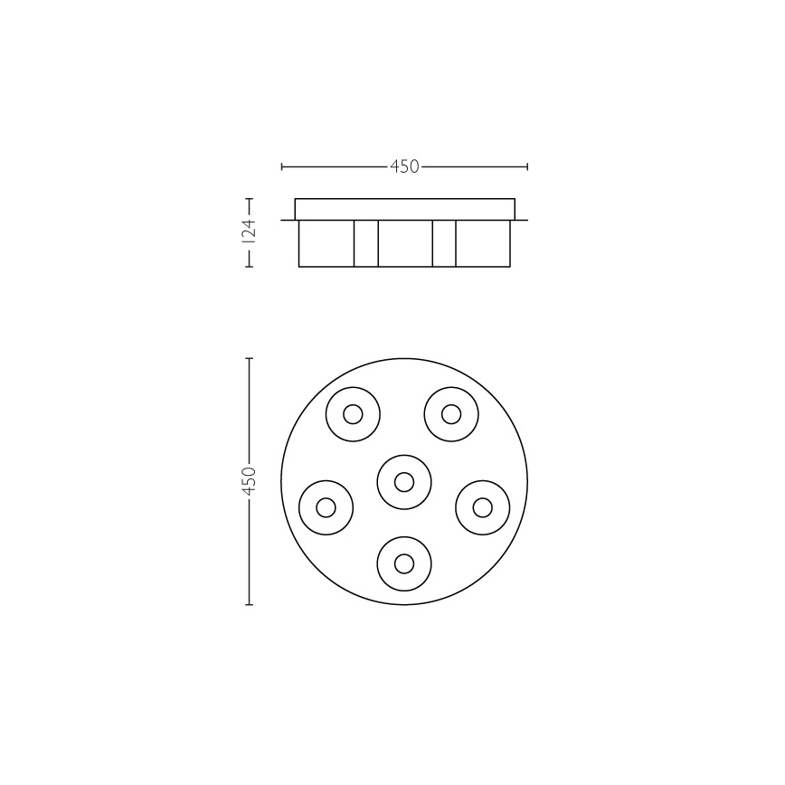 Philips 36446/11/P1 - LED deckenleuchte INSTYLE BYZANTIN 6xLED/5W/230V