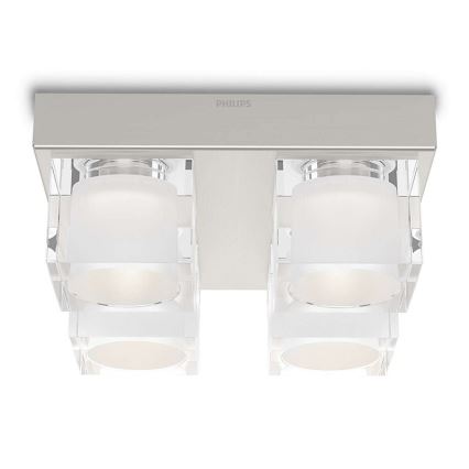 Philips Massive 36761/17/16 - LED stropní svítidlo TIBRIS 4xLED/4,5W/230V
