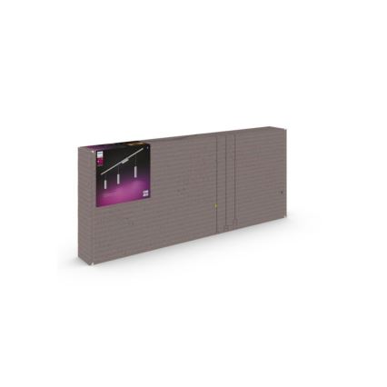 Philips - 3er-Set dimmbare LED RGB-Pendelleuchten mit Kabel für das Hue-Schienensystem PERIFO LED RGB/15,6W/230V 2000-6500K