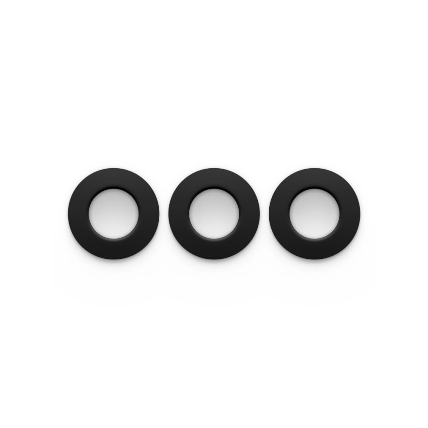 Philips - Set 3x LED RGBW dimmbare Badezimmer-Einbauleuchten Hue SLIM LED/8,3W/230V 1000-20000K schwarz P44