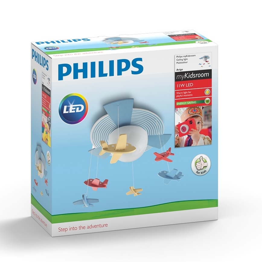 Philips 40153/55/P0 - LED Kinderleuchte MYKIDSROOM AVIGO 1xE27/11W/230V
