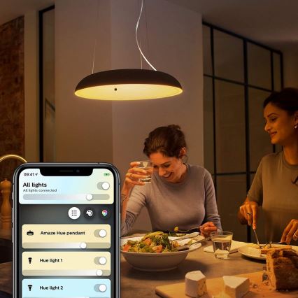 Philips - LED Dimmbarer Kronleuchter an Schnur Hue AMAZE LED/39W/230V + Fernbedienung