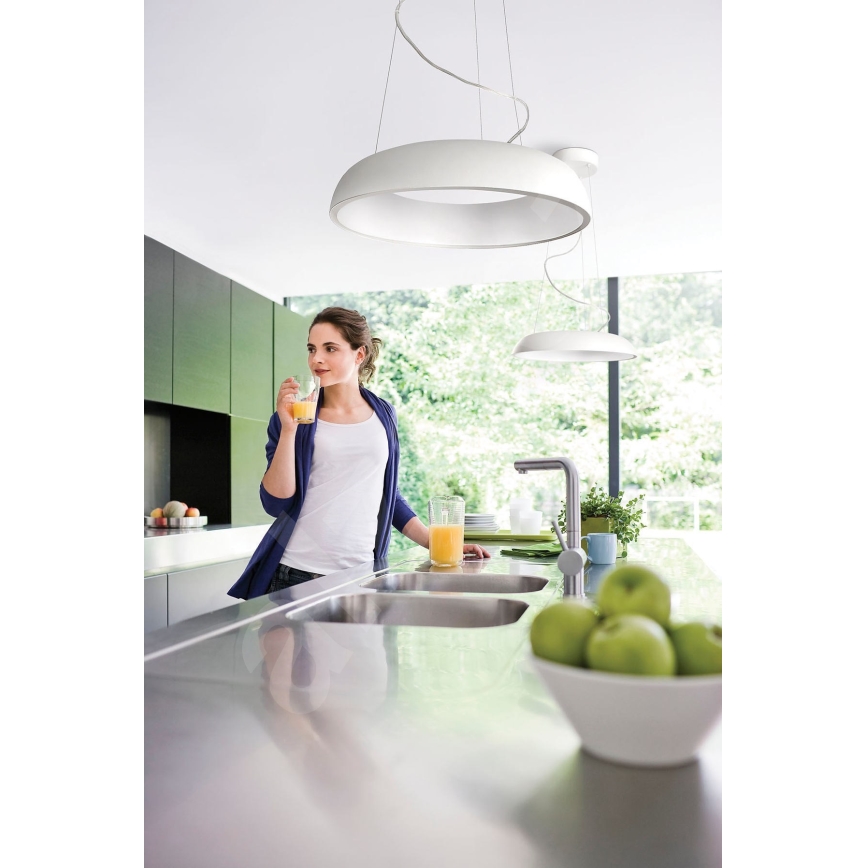 Philips Massive 40233/31/16 - Závěsné svítidlo ECOMOODS 1x2GX13/60W bílá