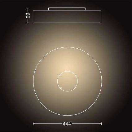 Philips - LED-Dimmleuchte Hue FAIR LED/33,5W/230V + Fernbedienung