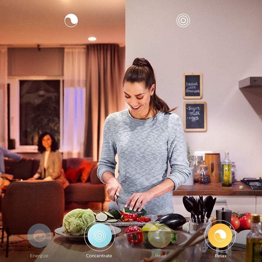Philips - LED dimmbare Hängeleuchte an Seil Hue CHER LED/39W/230V + Fernbedienung