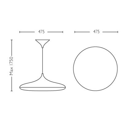 Philips - LED Hängeleuchte Hue ALLY LED/39W/230V