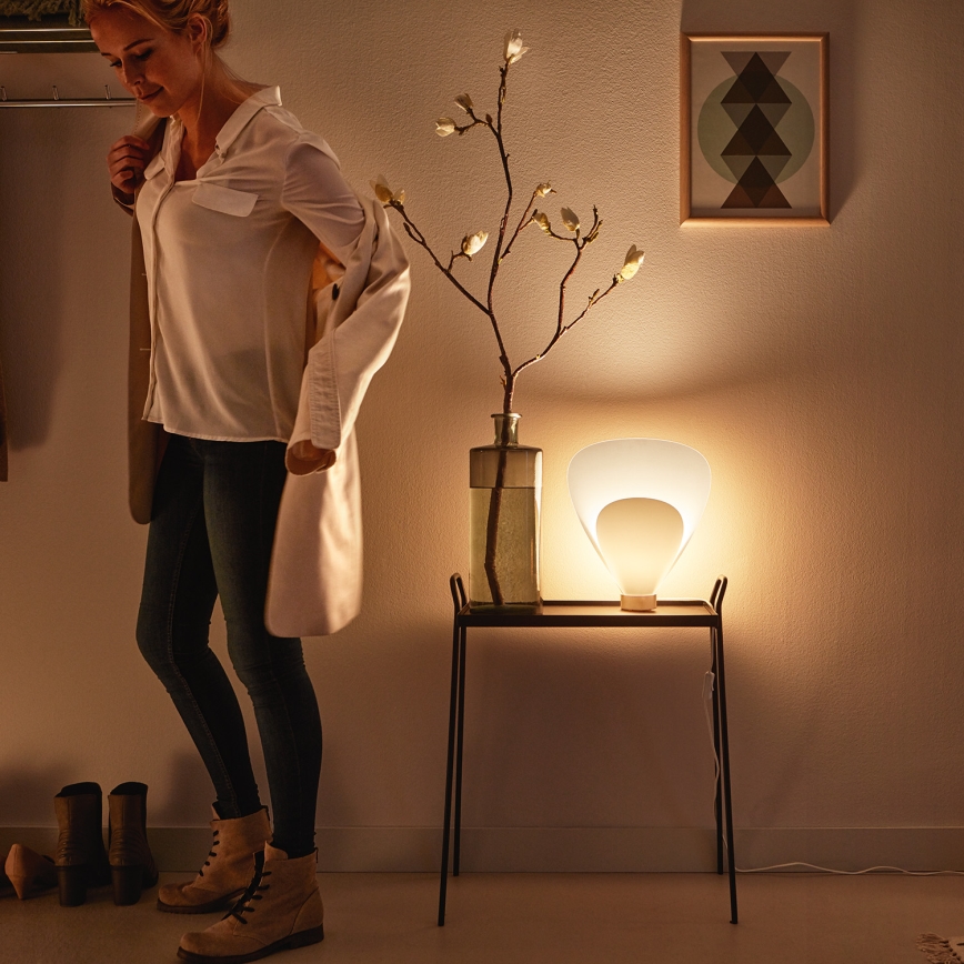 Philips 40879/31/PN - Tischlampe MYLIVING PINE E27/60W/230V