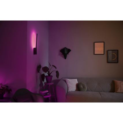 Philips - Dimmbare LED-RGBW-Wandleuchte Hue LIANE White And Color Ambiance 1xLED/12W/230V