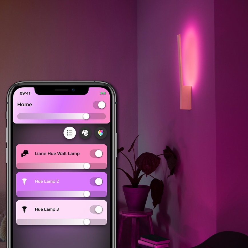 Philips 40902/31/P9 - LED-Wandbeleuchtung Hue LIANE 1xLED/12W/230V