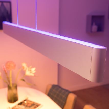 Philips - Dimmbare LED-RGBW-Hängeleuchte an Schnur Hue ENSIS White And Color Ambiance 2xLED/39W/230V