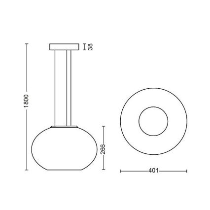 Philips - LED Hängeleuchte Hue FLOURISH LED/32W/230V