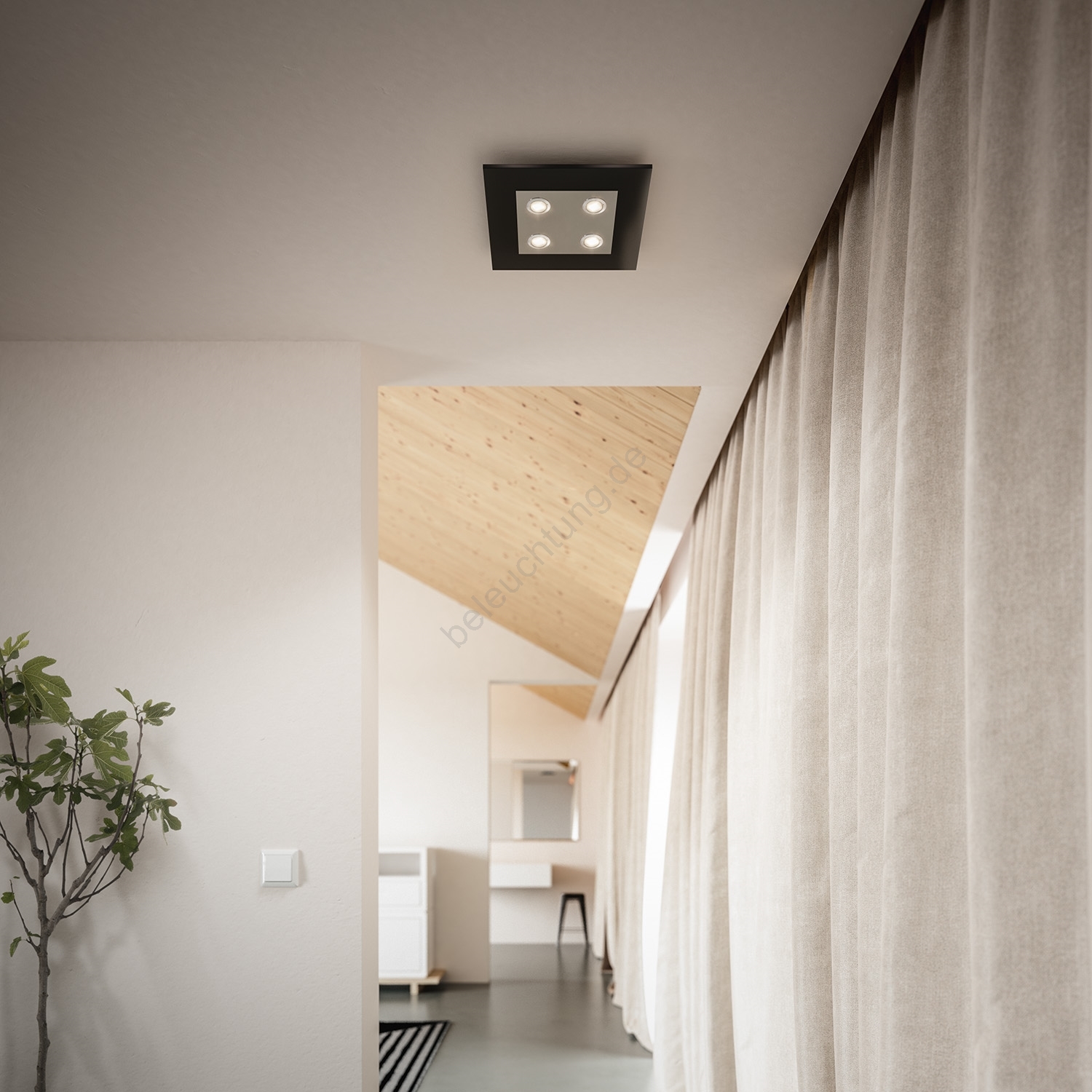 Philips 40925/30/16 - LED deckenleuchte INSTYLE MATRIX 4xLED/4,5W/230V