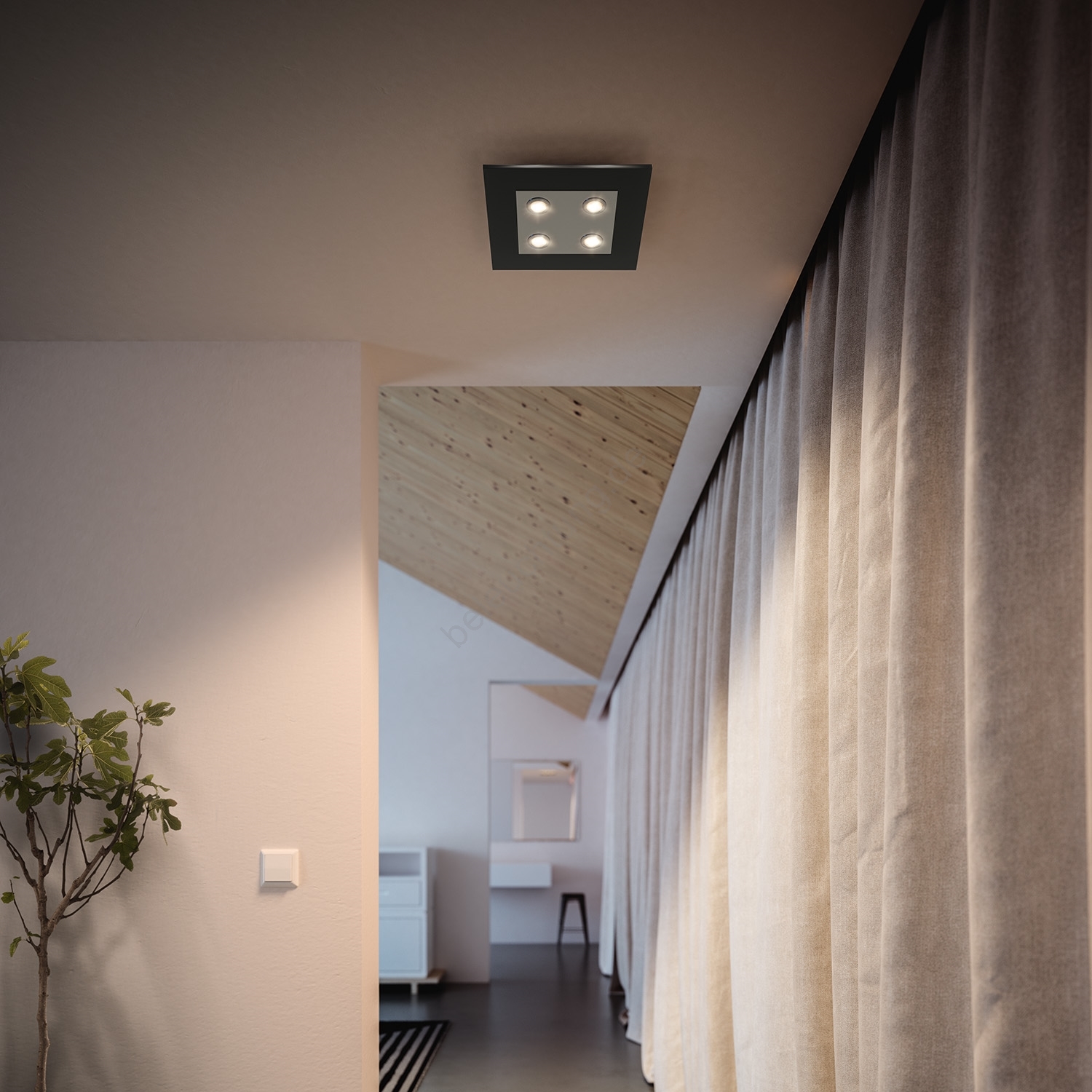 Philips 40925/30/16 - LED deckenleuchte INSTYLE MATRIX 4xLED/4,5W/230V