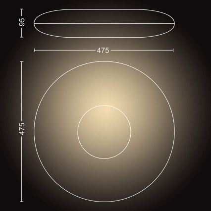 Philips - LED dimmbares Leuchtmittel Hue CHER LED/33,5W/230V + Fernbedienung