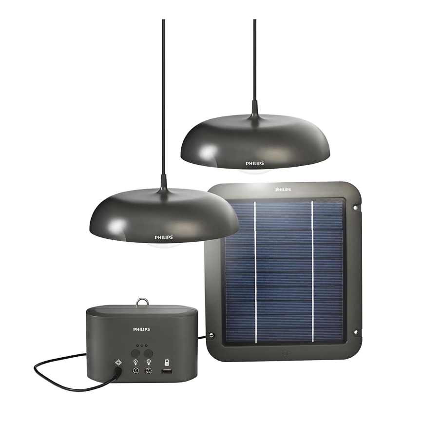 Philips 40977/93/16 - LED Solar Satz von Leuchten LIFE LIGHT HOME